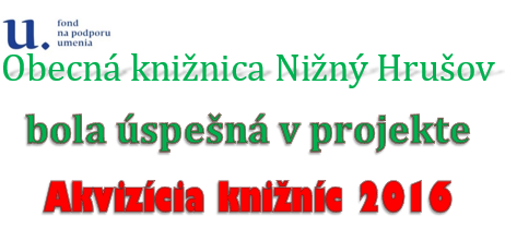 akvizícia knižníc 2016